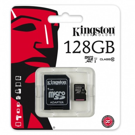 Tarjeta memoria micro SD 128 GB