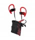 Auriculares Estéreo Bluetooth SBS Runaway Light, con controles de respuesta, Rojo