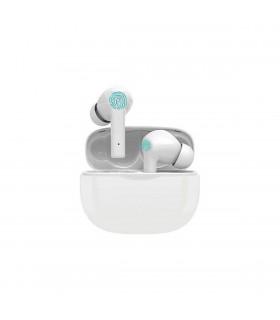 Auriculares Intrauditivos Fly-Buds con Estuche de Carga Mini Blanco