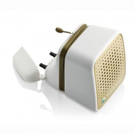 Pequeño altavoz portatil MPS-30 White Gold