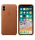 Funda Leather Case marrón para iPhone X