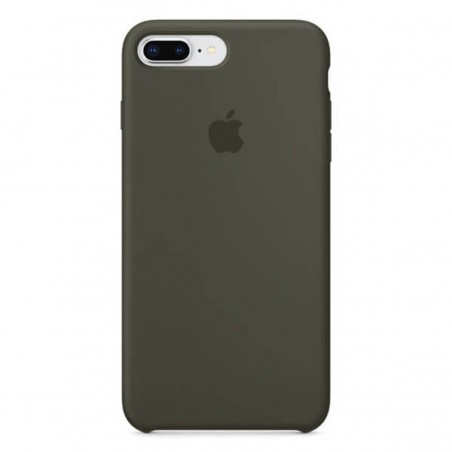Funda de silicona verde para iPhone 8 Plus / 7 Plus