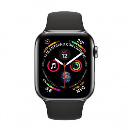 Apple Watch Series 4 GPS+Cellular 44 mm Gris con correa sport negra MTVU2TY/A