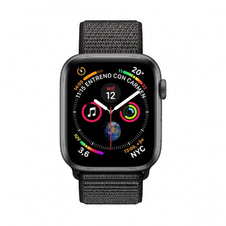 Apple Watch Series 4 GPS+Cellular 44 mm Gris con correa Loop negra MTVV2TY/A﻿