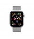 Apple Watch Series 4 GPS+Cellular 44 mm Plata con correa de Acero Inoxidable y pulsera Milanese Loop MTX12TY/A