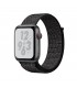 Apple Watch Series 4 Nike+ GPS + Cellular 44 mm Gris espacial y correa Loop Nike Sport Negra MTXL2TY/A