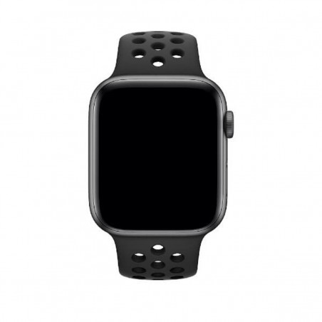 Apple Watch Series 4 Nike+ GPS + Cellular 44 mm Gris espacial y correa Nike Sport Antracita/Negra MTXM2TY/A