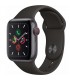 Apple Watch Series 5 GPS, Caja 40mm Aluminio Gris Espacial y Correa Deportiva Negra