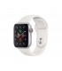 Apple Watch Series 5 GPS + Celular, Caja 40mm Aluminio Plata y correa deportiva Blanca MWX12TY/A