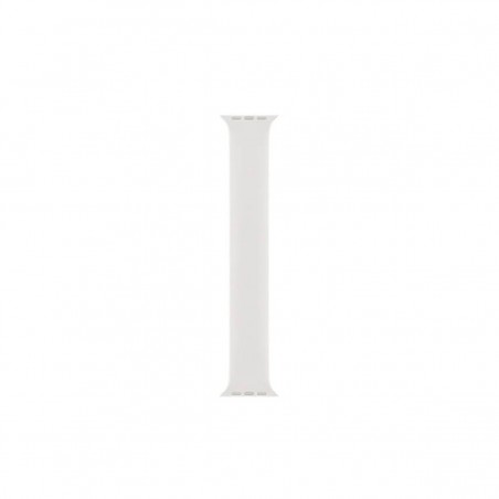 Apple Watch SE (GPS), 44 mm Aluminio Plata y correa deportiva Blanca