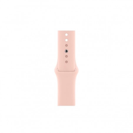 Apple Watch SE (GPS + Cellular), 40mm Aluminio Oro y correa deportiva Rosa Arena