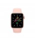 Apple Watch SE (GPS + Cellular), 44mm Aluminio Oro y correa deportiva Rosa Arena