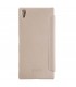 Funda con tapa dorada para Sony Xperia Z5 Premium
