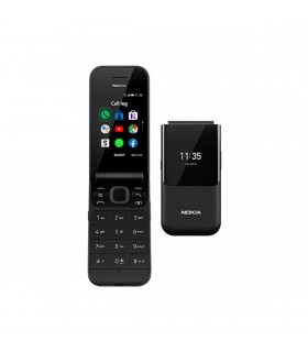 Nokia 2720 Flip 4G Negro Dual SIM con Google Assistant y botón de emergencia