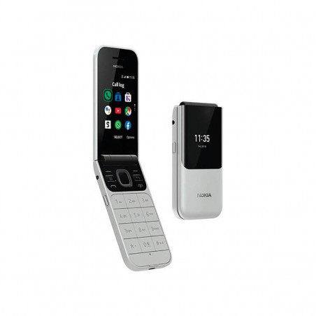 Nokia 2720 Flip 4G Gris Dual SIM con Google Assistant y botón de emergencia