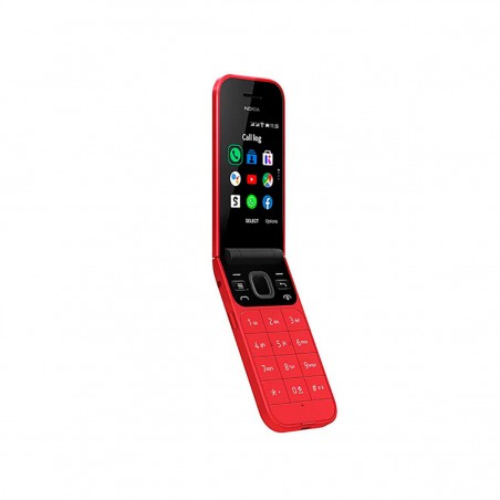 Nokia 2720 Flip 4G Rojo Dual SIM con Google Assistant y botón de emergencia