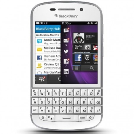 Blackberry Q10 QWERTZ blanco libre (Desprecintado)