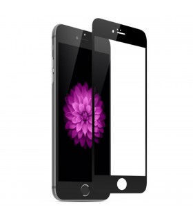 Protector de cristal templado para iPhone 6/6s Negro