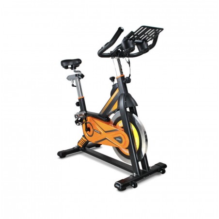 Bicicleta Spinning Trainer Alpine 8500 Gridinlux. Volante de Inercia 25 kg, Sistema Amortiguación