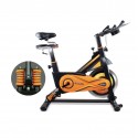 Bicicleta Spinning Trainer Alpine 8500 Gridinlux. Volante de Inercia 25 kg, Sistema Amortiguación
