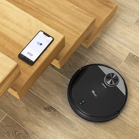 Cecotec Robot Aspirador y Fregasuelos Conga 3890 Ultra. Láser, Control APP y Mando