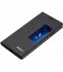 Funda de piel tipo libro con ventana ROCKFEAP7B negra