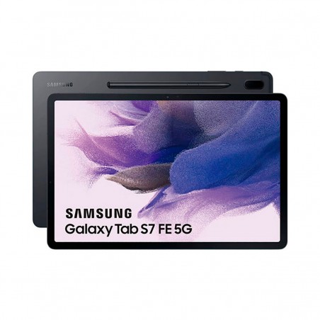 Samsung Galaxy Tab S7 FE 5G 12.4" 6GB/128GB Negro (Mystic Black) T736