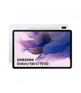 Samsung Galaxy Tab S7 FE 5G 12.4" 4GB/64GB Plata (Mystic Silver) T736