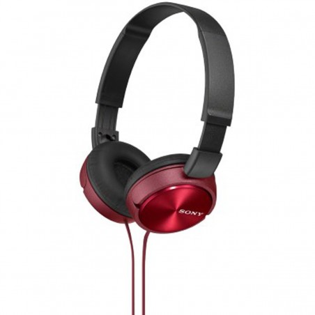 Auriculares estéreo Sony MDR-ZX310 rojo y negro