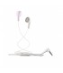 Auricular manos libres Sony Ericsson MH410 blanco rosa