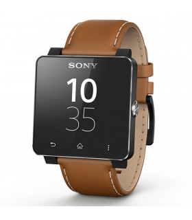 Sony Smartwatch 2 SW2 con correa de cuero marrón