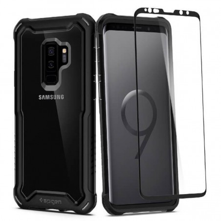 Funda Spigen Hybrid 360 Negra para Samsung Galaxy S9 Plus