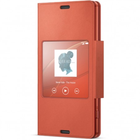 Sony SCR26 naranja - Funda con estilo y ventana