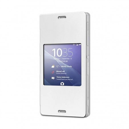 Sony SCR26 naranja - Funda con estilo y ventana