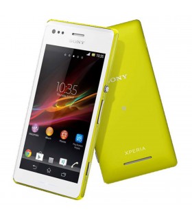 Sony Xperia M C1905 blanco-amarillo
