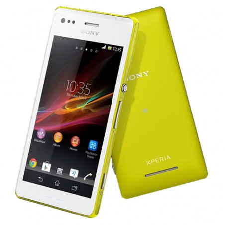 Sony Xperia M C1905 blanco-amarillo