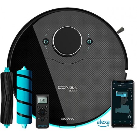 Cecotec Robot Aspirador Conga 8090 + Base Autovaciado Conga Home 10000