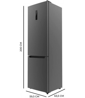 Frigorífico Bolero CoolMarket Combi 356 Dark D