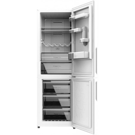 Frigorífico Bolero CoolMarket Combi 322 White Glass D