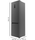 Frigorífico Bolero CoolMarket Combi 322 Dark D