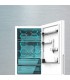 Frigorífico Bolero CoolMarket Combi 322 White Glass E