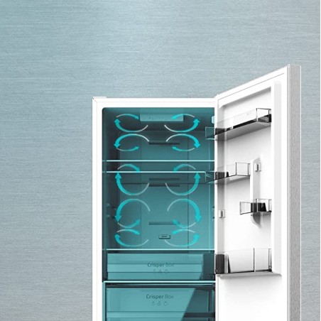 Frigorífico Bolero CoolMarket Combi 322 Inox E