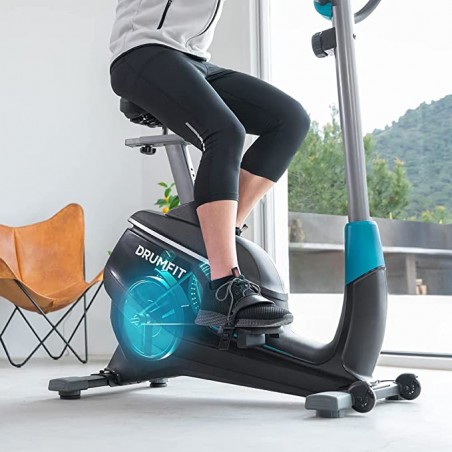 Cecotec Bicicleta Estática DrumFit Cycle 9000 Talos. Resistencia Magnética