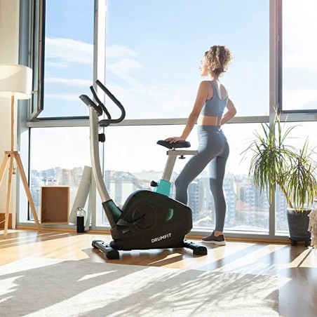 Cecotec Bicicleta Estática DrumFit Cycle 6000 Pegasus. Resistencia Magnética