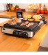 Cecotec Parrilla Eléctrica Rock’nGrill Dual. 2000W. Antiadherente Pro