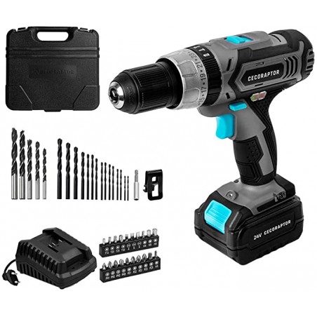 Cecotec Taladro CecoRaptor Perfect ImpactDrill 2024 Advance, 15500 rpm