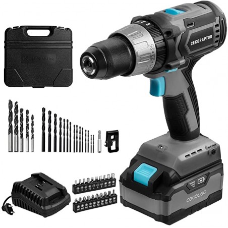 Cecotec Taladro Percutor CecoRaptor Perfect Drill 4020 X-Treme, 1800 rpm