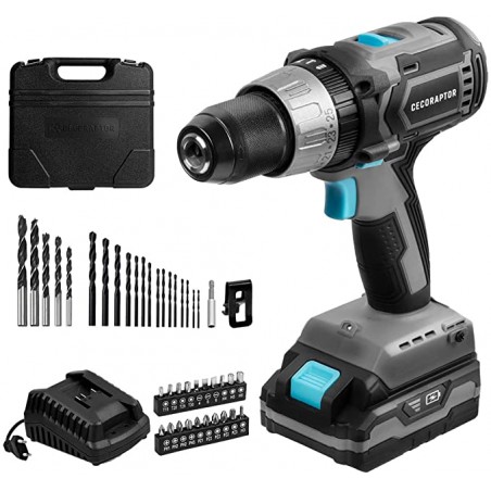 Cecotec Taladro Percutor CecoRaptor Perfect Drill 2020 X-Treme, 1800 rpm