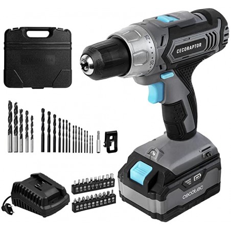 Cecotec Taladro CecoRaptor Perfect Drill 4020 Advance, 1550 rpm, 20 V