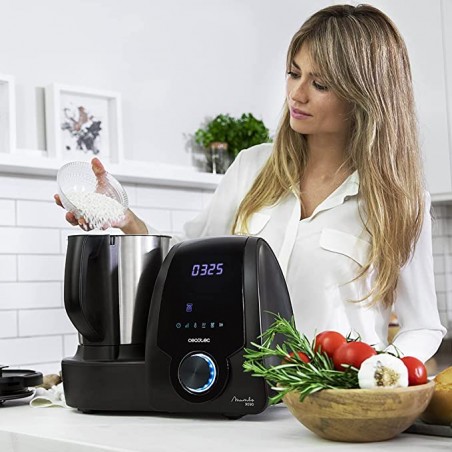 Cecotec Robot de Cocina Mambo 9090, con Jarra HABANA y Cuchara MamboMix